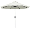 Cutts Market Umbrella with Tilt and Crank Lift